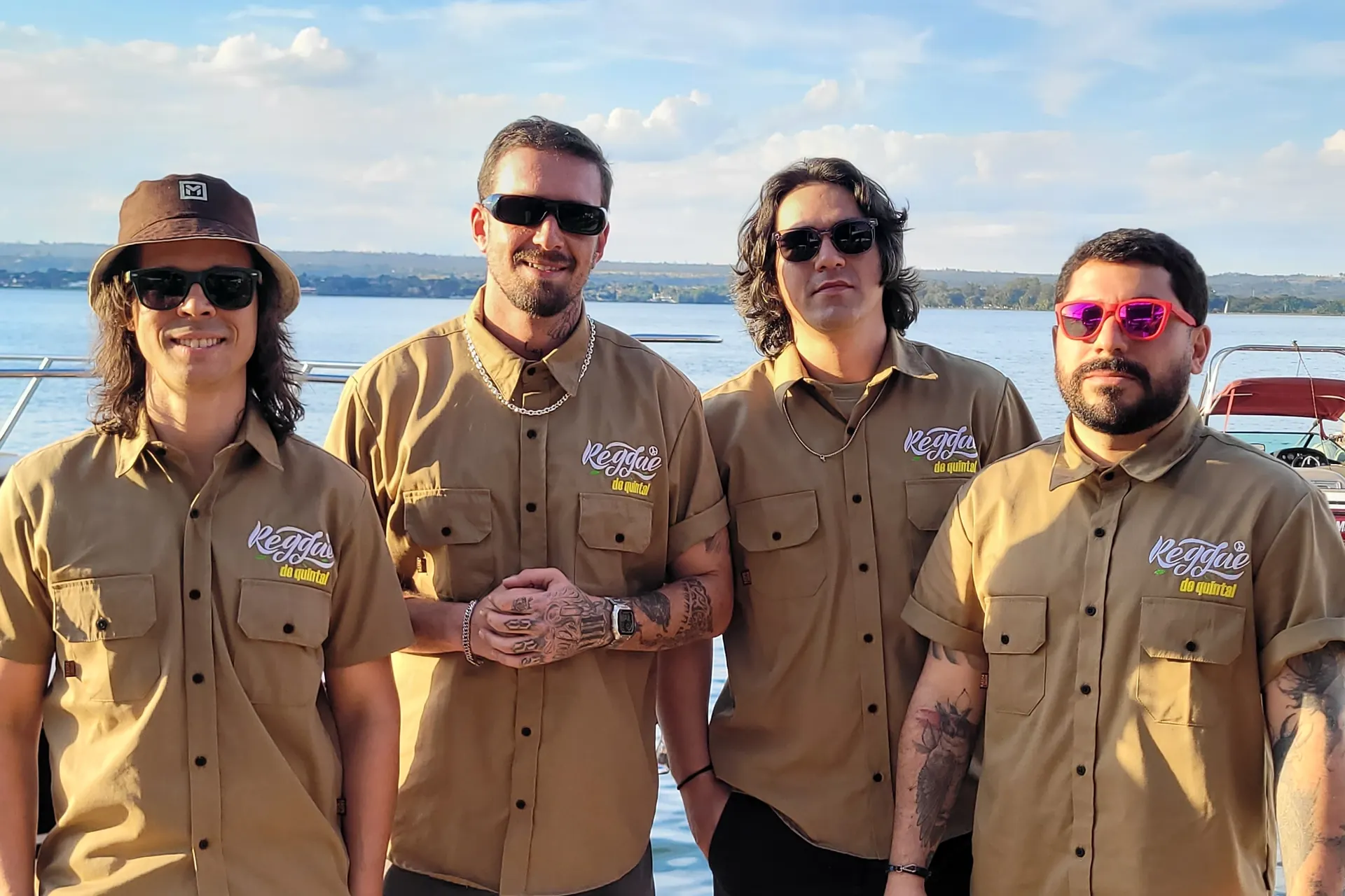 Foto oficial da banda Reggae de Quintal